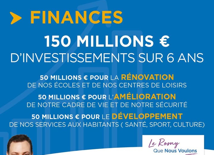 Finances : investir pour pr?parer l'avenir de Rosny